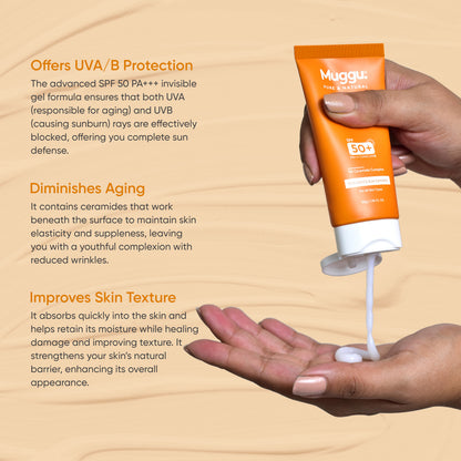 Ceramide Sunscreen | Invisible Gel Based Sunscreen