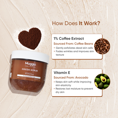 Cocoa Scrub | Coffee Scrub For Exfoliation