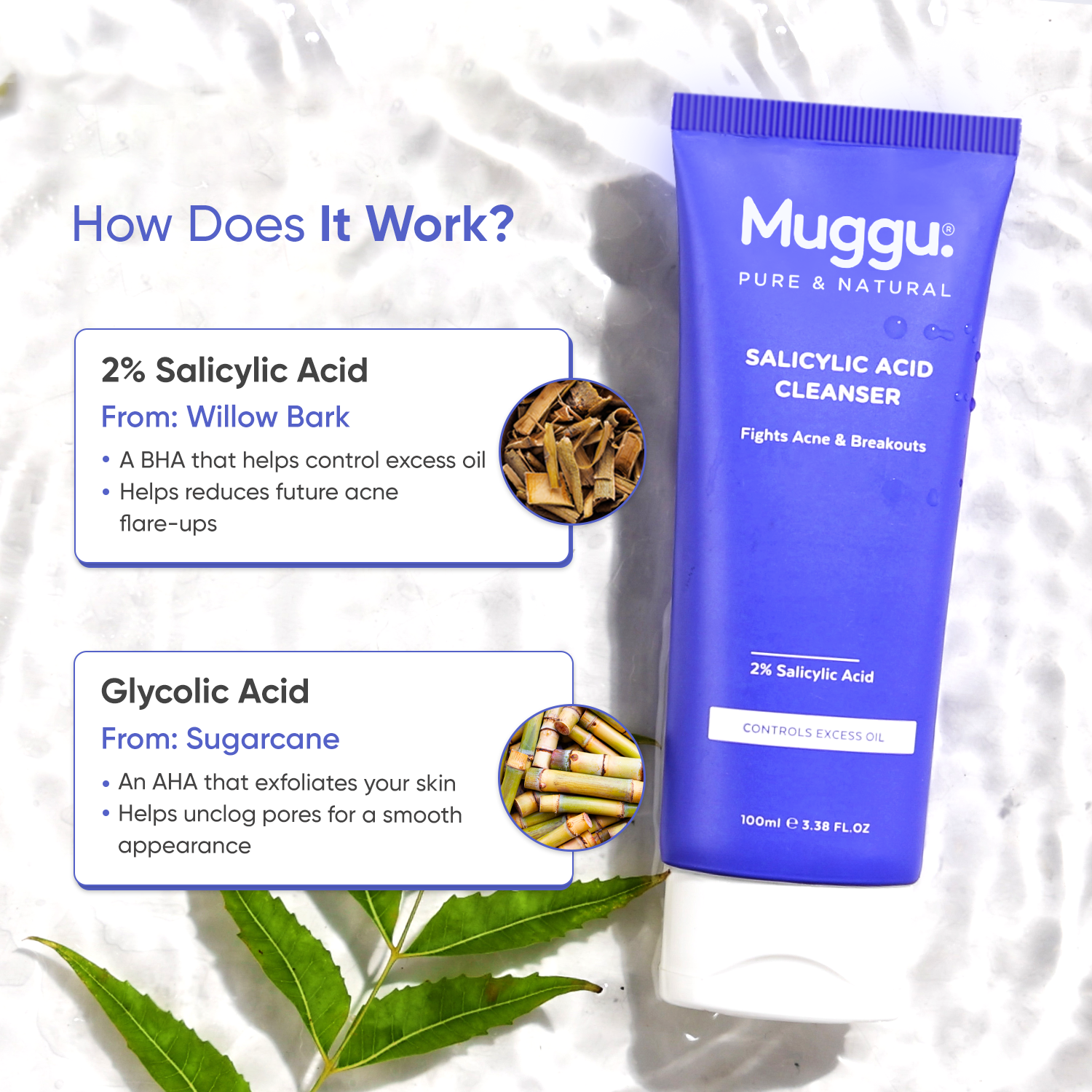 Salicylic Acid Face Wash Key Benefits Muggu SkinCare