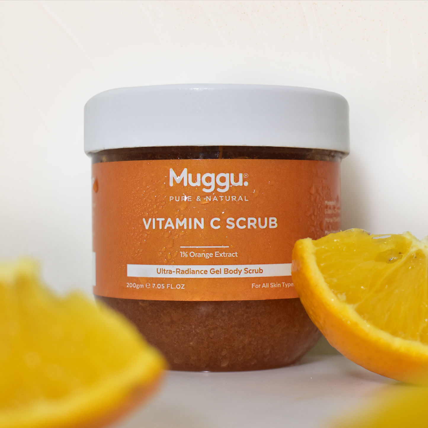 Vitamin C Scrub | Orange Exfoliating Whitening Gel Scrub