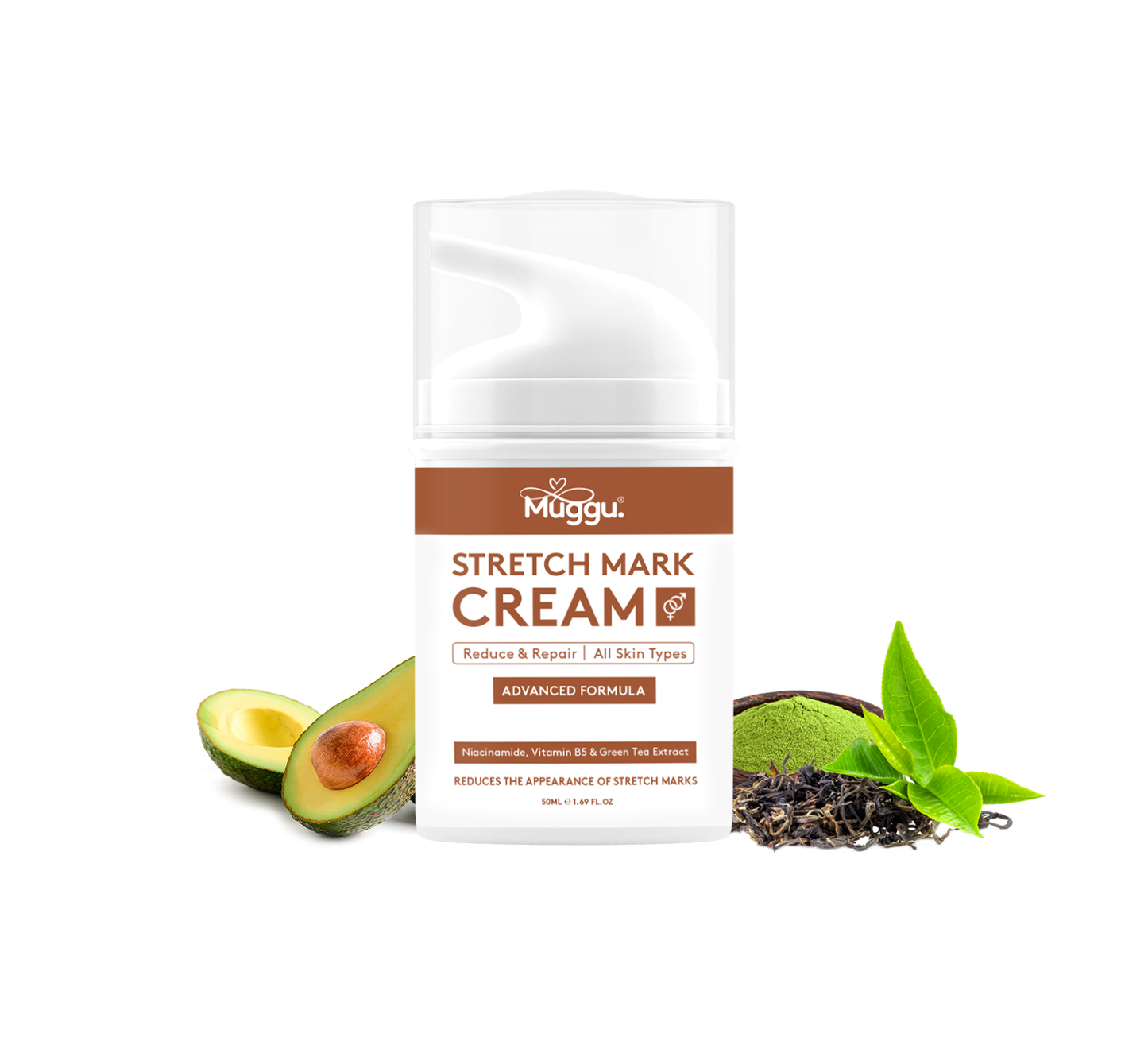 Stretch Mark Cream | Stretch Marks Removal Cream | 50gm - Muggu SkinCare
